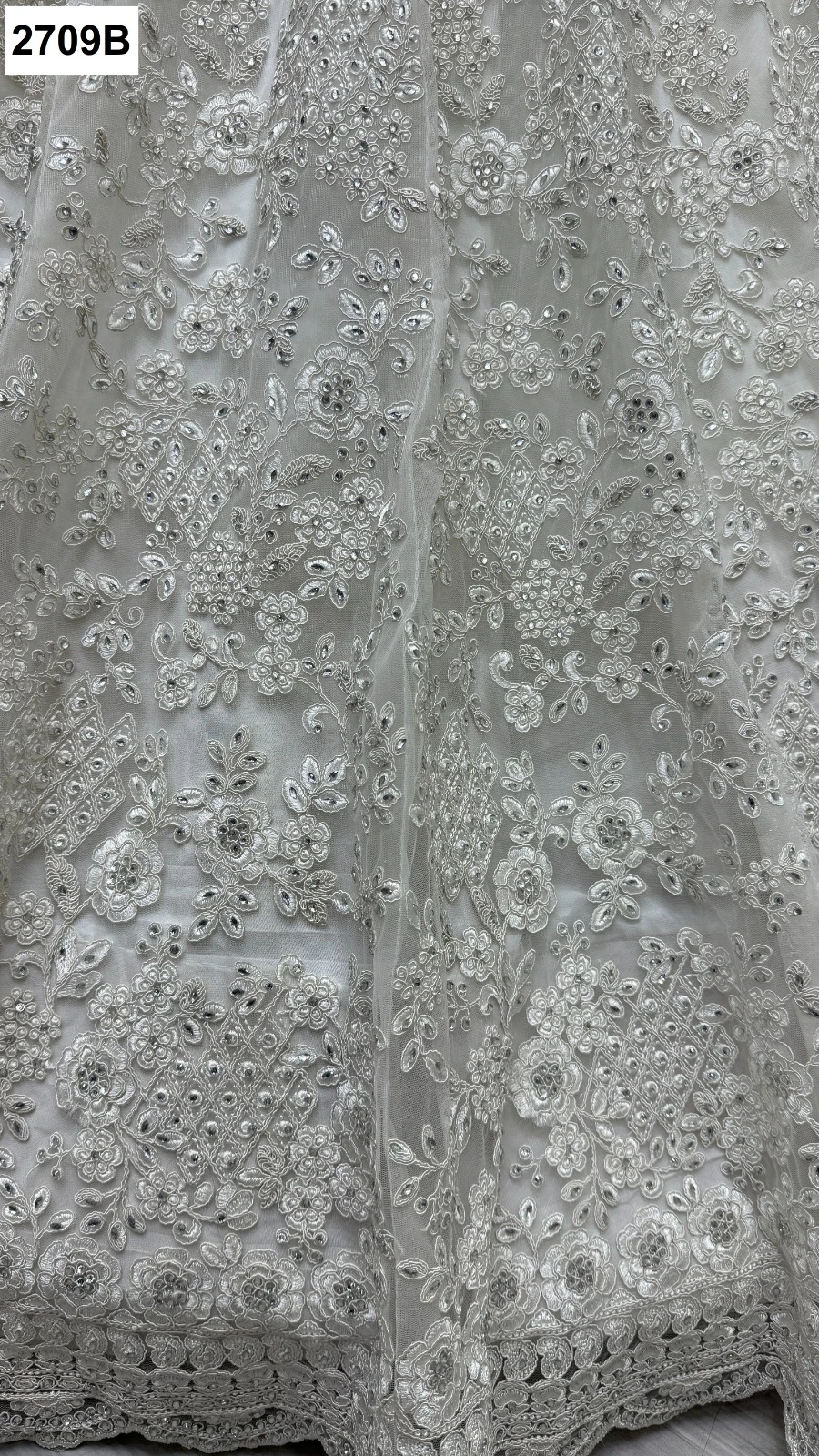 Anjani Art 2709A &amp; 2709B Heavy Net Wholesale Lehenga Catalog — Wholesale Lehenga, MPA wholesale from Surat — view 5